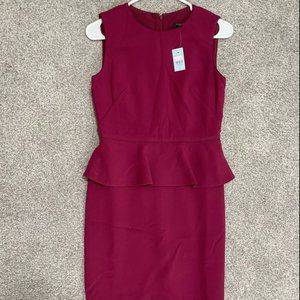 Ann Taylor sleeveless raspberry dress, size 2P (petite), NWT